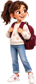bambina della primaria
