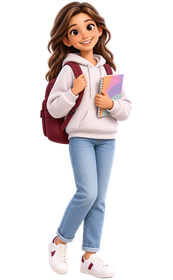 ragazza delle medie